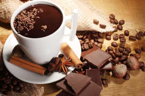 قهوه فرانسوی با پودر کاکائو,قهوه فرانسوی با پودر کاکائو